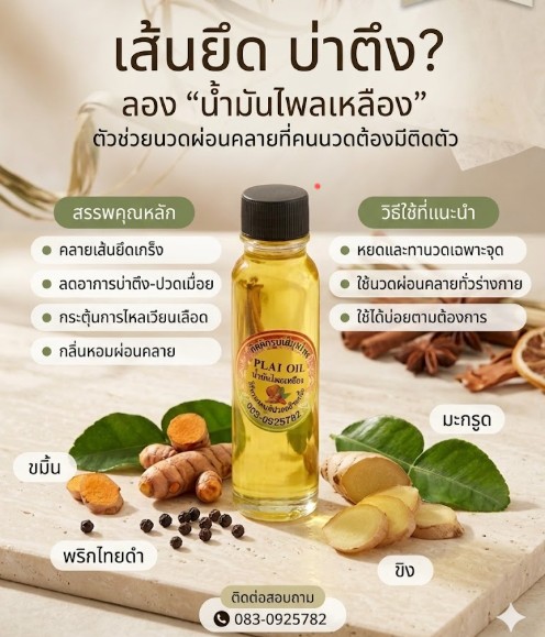 ปก น้ำมันไพลเหลือง