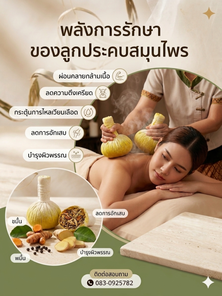 ปก ลูกประคบสมุนไพร