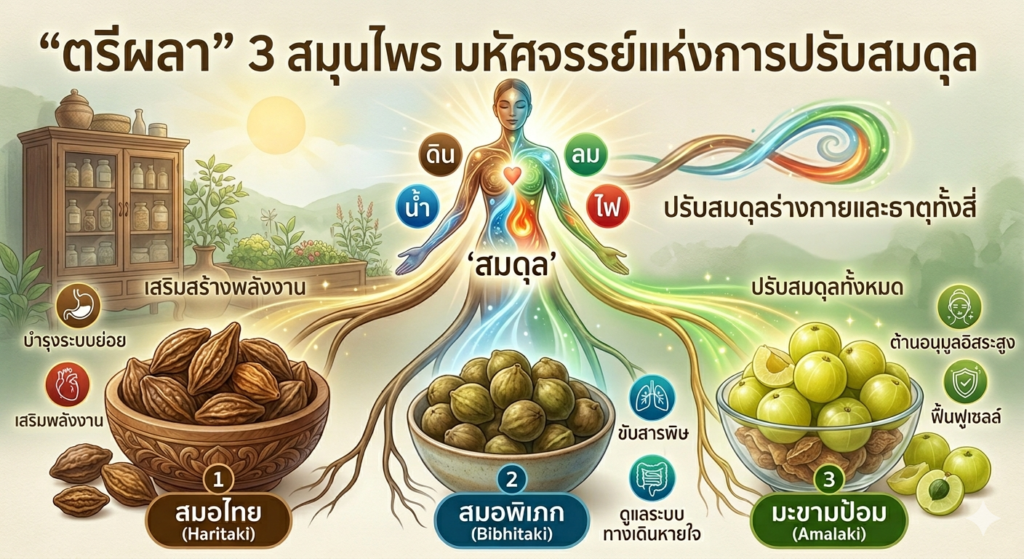 "ตรีผลา" 3 สมุนไพร มหัศจรรย์แห่งการปรับสมดุล หน้าปก 8